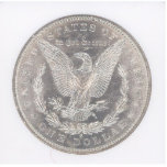 Morgan Silver Dollar Eagle Standing Photo Sculpture<br><div class="desc">A Choice Brilliant Uncirculated,  MS64 Morgan Silver Dollar reverse side. "S" Mint mark means this late 1800's coin was minted at the San Francisco Mint.</div>