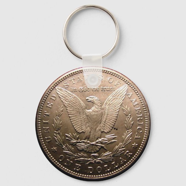Morgan Silver Dollar Key Ring (Front)