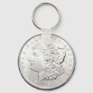 MORGAN SILVER DOLLAR KEY RING