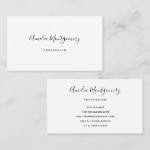 Morgana + Dongle Font Business Card Template