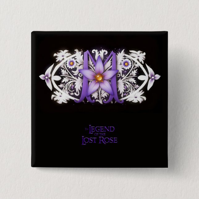 Morgana Fantasy Flower Button (Front)