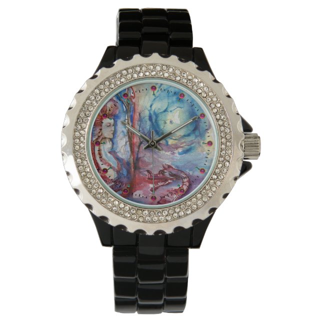 MORGANA LE FAY Arthurian Legends Watercolor Watch (Front)