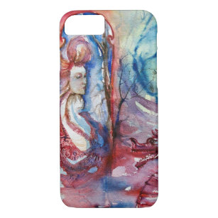 MORGANA / Magic and Mystery ,Pink Blue Fantasy iPhone 8/7 Case