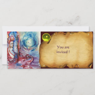 MORGANA , parchment gem Invitation