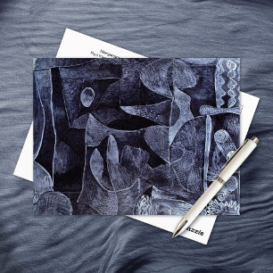 Morgangrau Surrealism Abstract Paul Klee Postcard