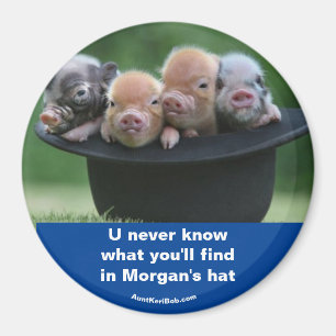 Morgan's hat magnet