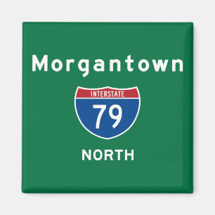 Morgantown 79 magnet