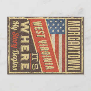 Morgantown West Virginia Postcard