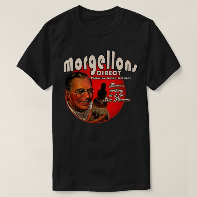 Morgellons Direct Vintage Ad  T-Shirt (Design Front)