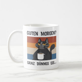 Morgenmuffel Gift for Coffee Lovers Cat Coffee Mug