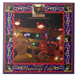 Moriah's Flamingo Café Tile