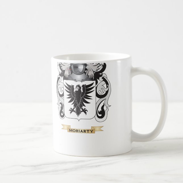 Moriarty Coat of Arms (Family Crest) Coffee Mug (Right)