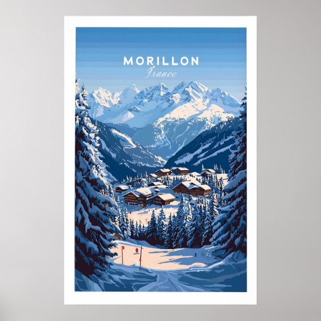 Morillon Ski Print 1 (Front)