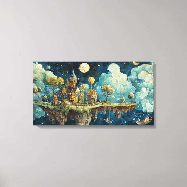 Moring at sky island canvas print (Front)