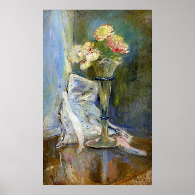 Morisot - Anemones Roses Poster (Front)