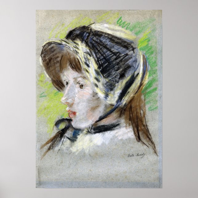 Morisot - Jeanne Pontillon In La Capeline 1884 Poster (Front)