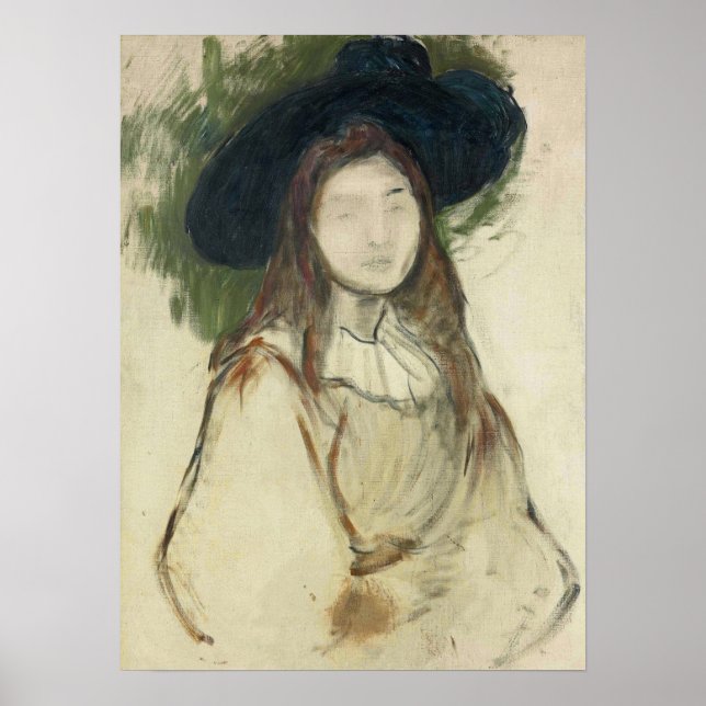 Morisot - Julie Manet With Liberty Hat Poster (Front)