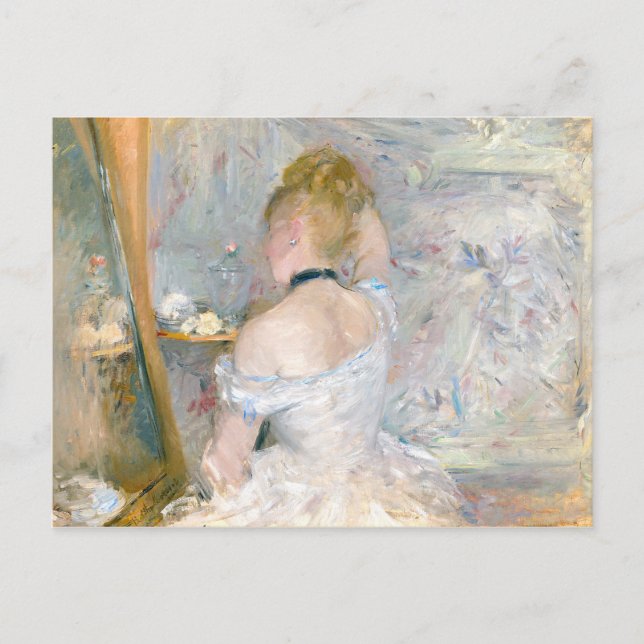 Morisot Pretty French Impressionist Woman Painting Postcard (Front)