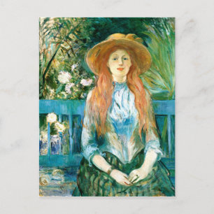 Morisot - Young Girl in a Park Postcard