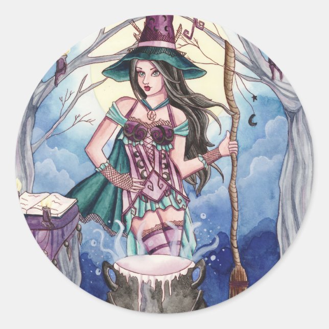 Morissa - Witch Sticker (Front)