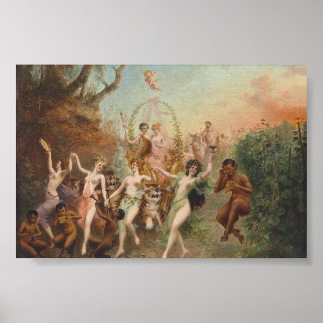 Moritz Stifter Fest der Faune und Nymphen Poster (Front)