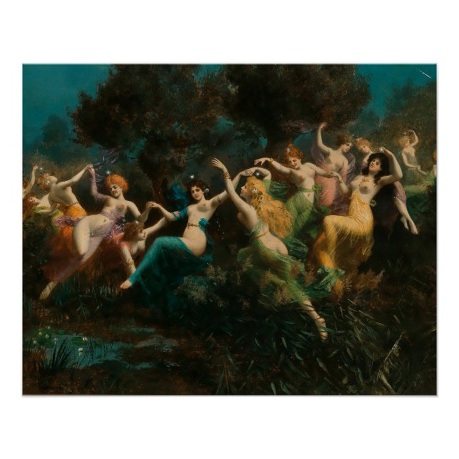 Moritz Stifter Nymphen Glossy Poster (Front)