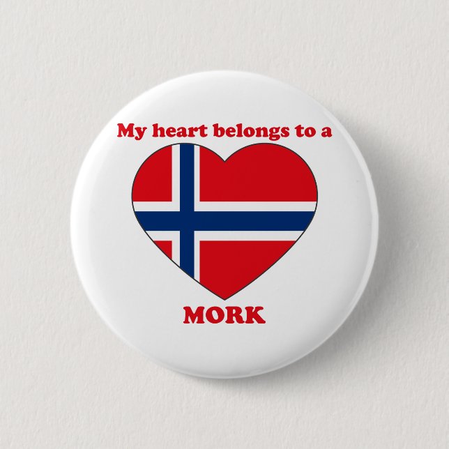 Mork 6 Cm Round Badge (Front)