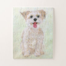 Morkie Dog Oversized Puzzle