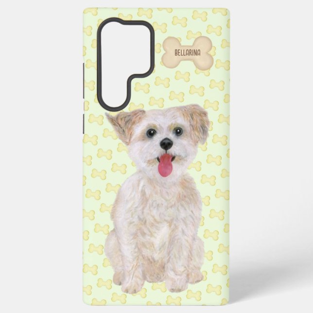 Morkie Samsung Galaxy S22 Ultra Case (Back)