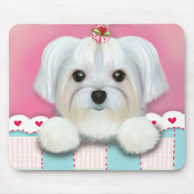 MORKIE SHELLY MOUSE MAT (Front)