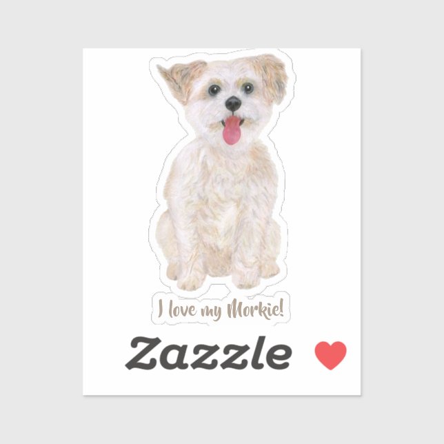 Morkie Tattoo Personalised (Sheet)