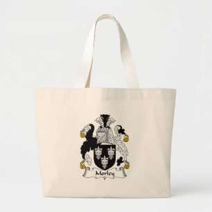 Morley Family Crest Large Tote Bag