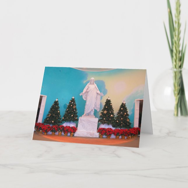 Mormon Christus Christmas Holiday Card (Front)