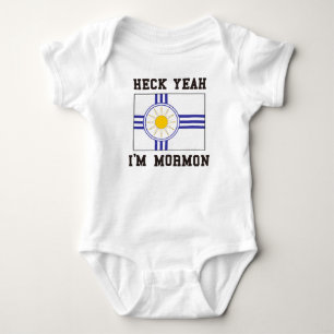 Mormon Flag Baby Bodysuit