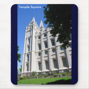Mormon (LDS) Temple  in Salt Lake City, Utah Mouse Mat