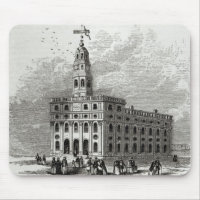 Mormon Temple at Salt Lake, 1854