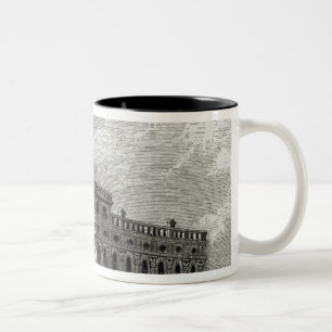 Mormon Temple at Salt Lake, 1854 Two-Tone Coffee Mug