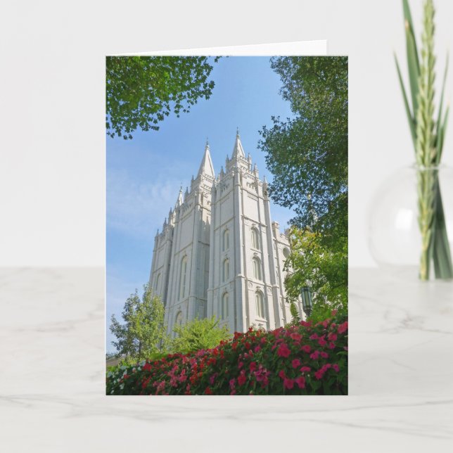 Mormon Temple Card (Front)