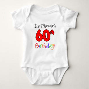 Mormor's 60th Birthday Baby Bodysuit