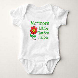 Mormor's Little Garden Helper Baby Bodysuit