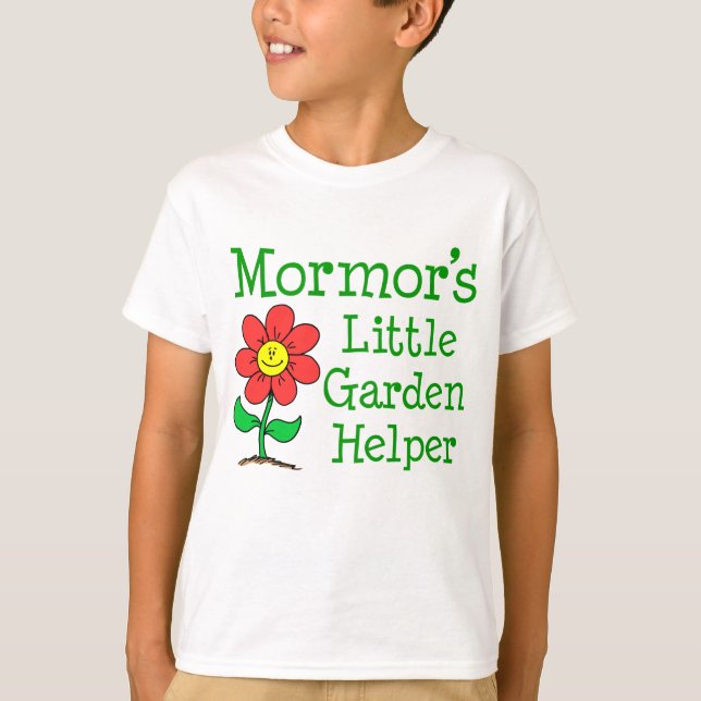 Mormor's Little Garden Helper T-Shirt (Front)