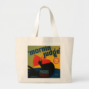 Mornin Judge Grapefruit and Oranges Large Tote Bag