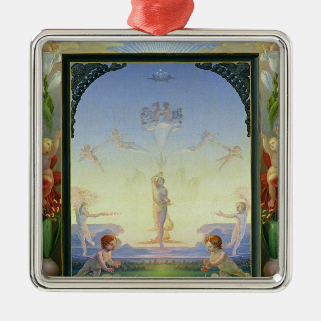 Morning, 1808 metal tree decoration (Front)
