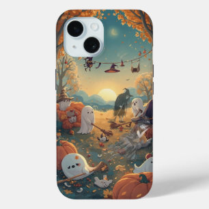 Morning After Halloween - A Ghostly Clean-Up Tale iPhone 15 Case