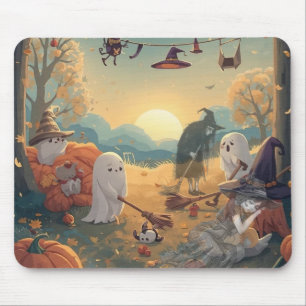 Morning After Halloween - A Ghostly Clean-Up Tale Mouse Mat
