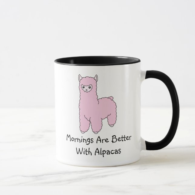 Morning Alpaca Mug (Right)