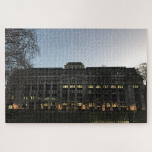 Morning at Bloomsbury Square, London UK Jigsaw Puzzle