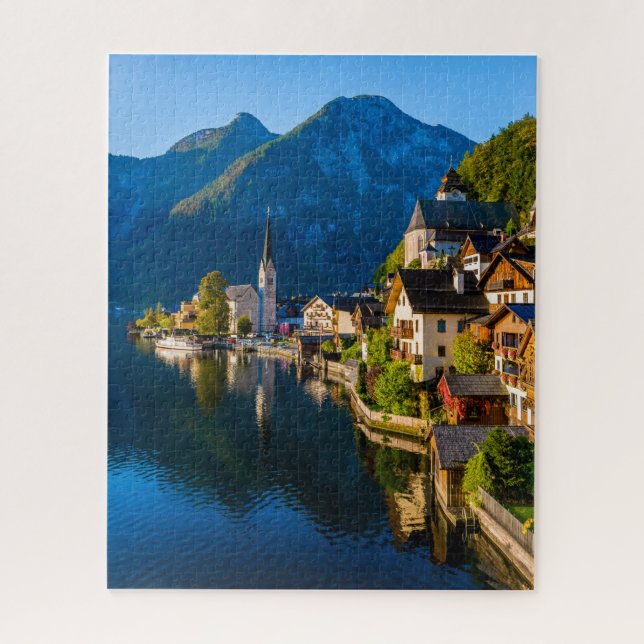 Morning at Hallstatt Jigsaw Puzzle (Vertical)