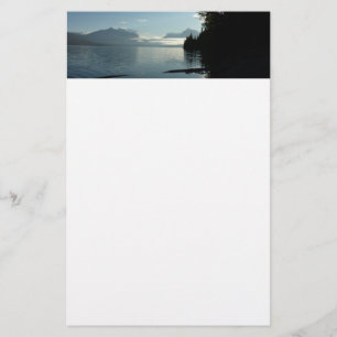 Morning at Lake McDonald in Glacier National Park Stationery