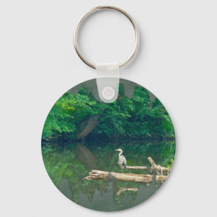 Morning at the Creek Key Ring